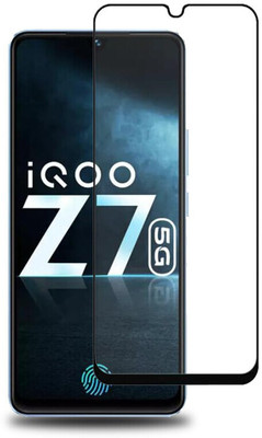 Donald Edge To Edge Tempered Glass for IQOO Z7s 5G(Pack of 1)