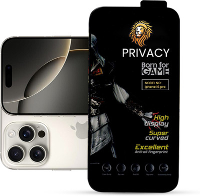 BHIMADA Edge To Edge Tempered Glass for IPHONE_16_PRO(Pack of 1)