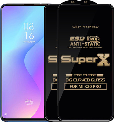 Qyist Edge To Edge Tempered Glass for Mi K20 Pro(Pack of 2)