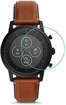 Wishguard Edge To Edge Screen Guard for Fossil Hybrid HR (42 mm) Smart Watch [Better than Tempered Glass](Pack 1)(Pack of 1)