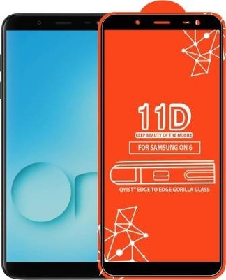 BRIGHTRON Edge To Edge Tempered Glass for Samsung Galaxy On6(Pack of 1)