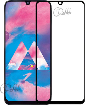 CRodible Edge To Edge Tempered Glass for Samsung Galaxy M30(Pack of 1)