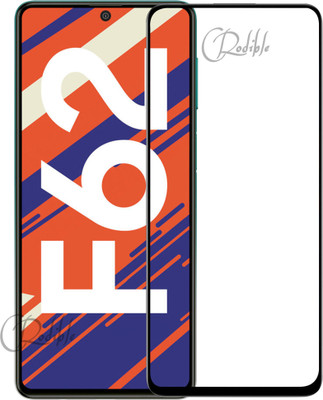 CRodible Edge To Edge Tempered Glass for Samsung Galaxy F62(Pack of 1)