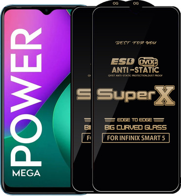 Qyist Edge To Edge Tempered Glass for INFINIX SMART 5(Pack of 2)