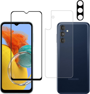 Ten To 11 Front & Back Camera Lens Glass Protector for Samsung Galaxy M14 5g, Front and Back Tempered Glass for Samsung Galaxy M14 5g(Pack of: 3)