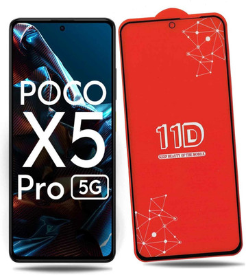 REDDWARF Edge To Edge Tempered Glass for POCO X5 Pro 5G(Pack of 1)