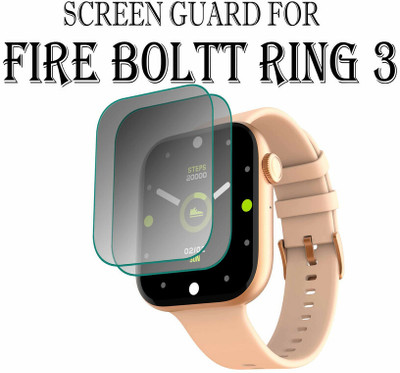 hirdesh Impossible Screen Guard for Fire-Boltt Ring 3 1.8 INCH(Pack of 2)
