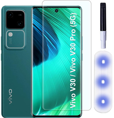 KGNCASE Edge To Edge Tempered Glass for VIVO V30 Pro 5G(Pack of 1)