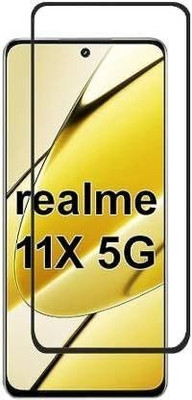 iCopertina Edge To Edge Tempered Glass for Realme 11X 5G(Pack of 1)