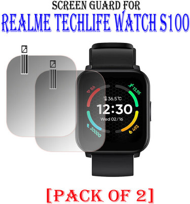 YCHROZE Impossible Screen Guard for Realme Techlife Watch S100(Pack of 2)
