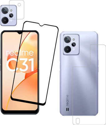 Ten To 11 Front & Back Camera Lens Glass Protector for Realme C31, Front and Back Tempered Glass for Realme C31(Pack of: 3)