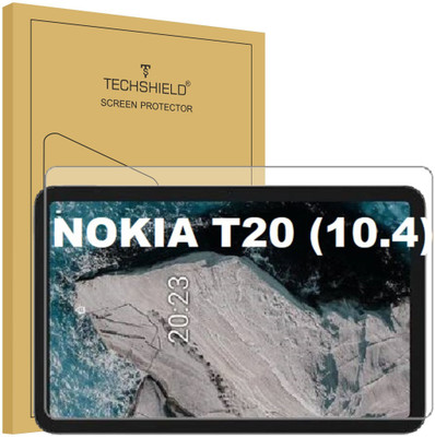 TECHSHIELD Edge To Edge Tempered Glass for Nokia Tab T20 10.4 inch(Pack of 1)