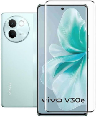 Vigorous Edge To Edge Tempered Glass for Vivo V30e 5G(Pack of 1)