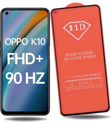 REDDWARF Edge To Edge Tempered Glass for OPPO K10(Pack of 1)