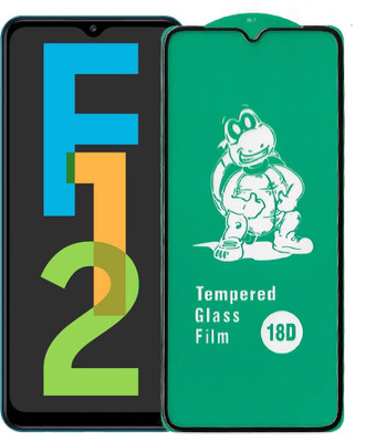 REDDWARF Edge To Edge Tempered Glass for SAMSUNG Galaxy F12(Pack of 1)