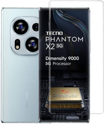 MobieGenie Edge To Edge Tempered Glass for Tecno Phantom X2 5G, Tecno Phantom X2(Pack of 1)