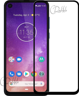 CRodible Edge To Edge Tempered Glass for Motorola One Vision(Pack of 1)