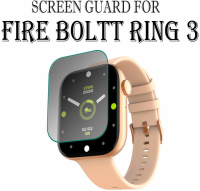 hirdesh Edge To Edge Screen Guard for Fire-Boltt Ring 3 1.8 INCH(Pack of 1)