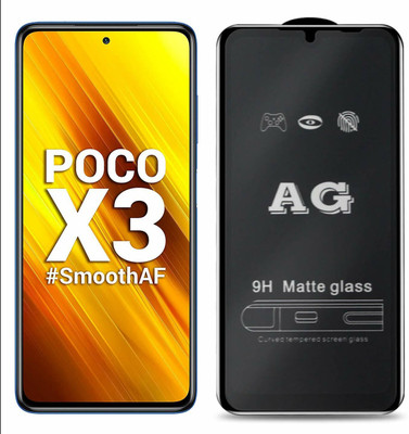 Donald Edge To Edge Tempered Glass for Poco X3(Pack of 1)