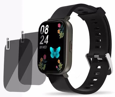 IQRA TRENDZ Edge To Edge Tempered Glass for Portronics Kronos Y1 Smartwatch(Pack of 1)