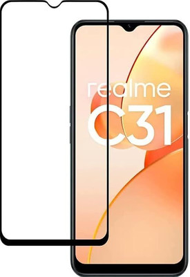 My Swag Edge To Edge Tempered Glass for Realme C31(Pack of 1)