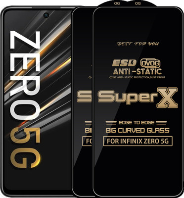 Qyist Edge To Edge Tempered Glass for INFINIX ZERO 5G(Pack of 2)