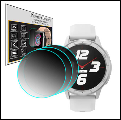 HIDEOUS Screen Guard for DIZO Watch R Talk Go(Pack of 3)