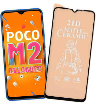 REDDWARF Edge To Edge Tempered Glass for POCO M2 Reloaded(Pack of 1)
