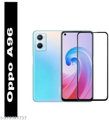 Zappy Edge To Edge Tempered Glass for Oppo A96(Pack of 1)