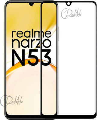 CRodible Edge To Edge Tempered Glass for Realme Narzo N53(Pack of 1)