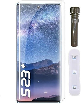 YOUTH MOBI Edge To Edge Tempered Glass for Itel S23+ Plus UV Glass(Pack of 1)