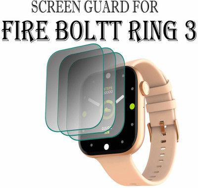 YCHROZE Screen Guard for Fire-Boltt Ring 3 1.8 INCH(Pack of 3)
