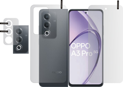 SHIVAAY Front and Back Screen Guard for OPPO A3 PRO, A3 PRO, OPPO A3(Pack of 3)