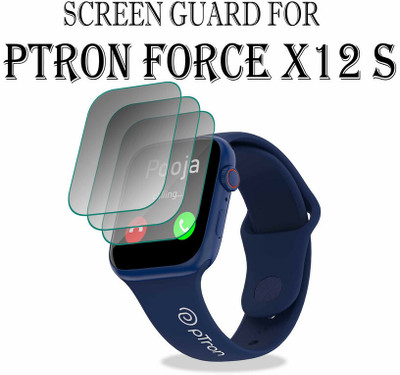 hirdesh Impossible Screen Guard for Ptron X12s 1.85(Pack of 3)