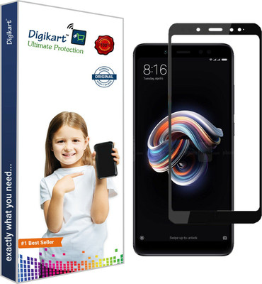DIGIKART Edge To Edge Tempered Glass for Mi Redmi Note 5 Pro(Pack of 1)