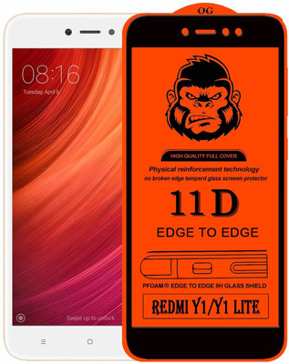 Xester Edge To Edge Tempered Glass for Mi Redmi Y1(Pack of 1)