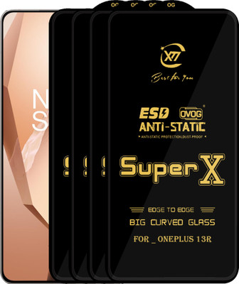 DeepzHub Edge To Edge Tempered Glass for OnePlus 13R 5g(Pack of 4)