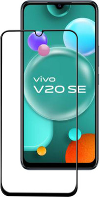 RCHJV Edge To Edge Tempered Glass for vivo V20 SE(Pack of 1)