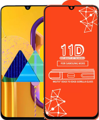 FlipSmartGuard Edge To Edge Tempered Glass for Samsung Galaxy M30S(Pack of 1)