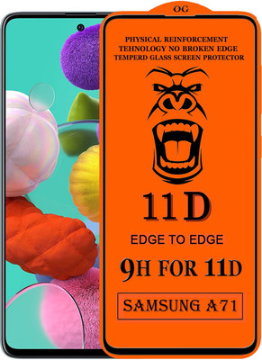 Xester Edge To Edge Tempered Glass for Samsung Galaxy A71(Pack of 1)
