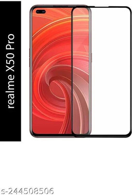 KIZIN Edge To Edge Tempered Glass for Realme X50 Pro(Pack of 1)