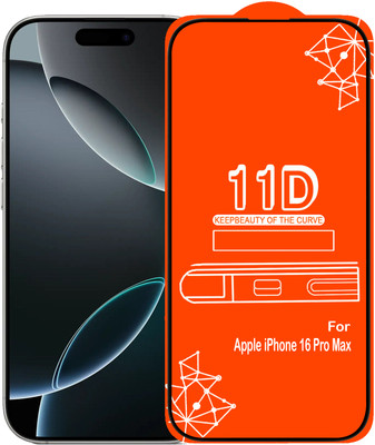 CRodible Edge To Edge Tempered Glass for iPhone 16 Pro Max(Pack of 1)