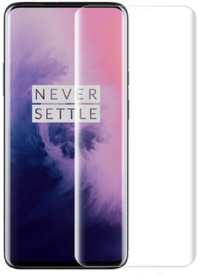 Obstinate Edge To Edge Tempered Glass for OnePlus 8, UV Protection Glass, 30 Seconds UV(Pack of 1)