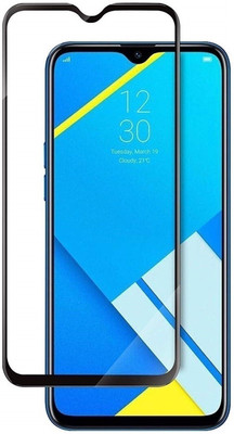 FlipSmartGuard Edge To Edge Tempered Glass for Realme C2, :Oppo A1K(Pack of 1)
