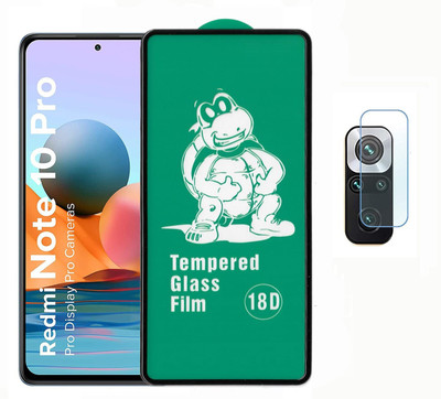 REDDWARF Edge To Edge Tempered Glass for Redmi Note 10 Pro(Pack of 1)