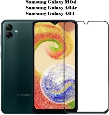 BRENZZ Edge To Edge Tempered Glass for SAMSUNG Galaxy A04e, SAMSUNG A04e(Pack of 1)
