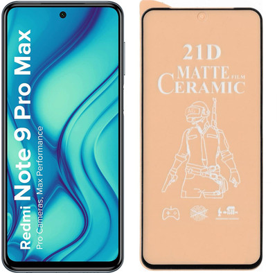 REDDWARF Edge To Edge Tempered Glass for Redmi Note 9 Pro Max(Pack of 1)
