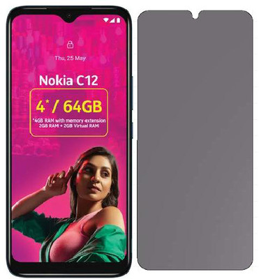 PHONICZ RETAILS Impossible Screen Guard for Nokia C12(Pack of 1)