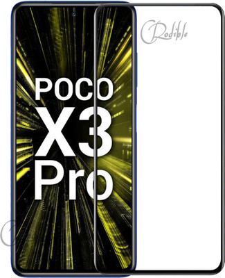 CRodible Edge To Edge Tempered Glass for POCO X3 Pro(Pack of 1)