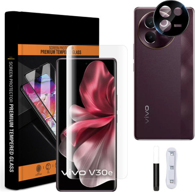 MS-Shield Tempered Glass Guard for Vivo V30e 5G, With Camera Lens Protector(Pack of 1)